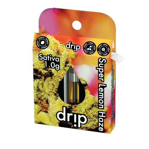 Photograph of product: Drip | Super Lemon Haze 1g Cartridge