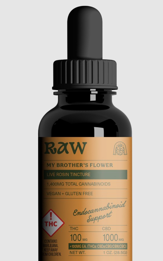 Photograph of product: My Brother's Flower | 100mg Endocannabinoid Support Tincture