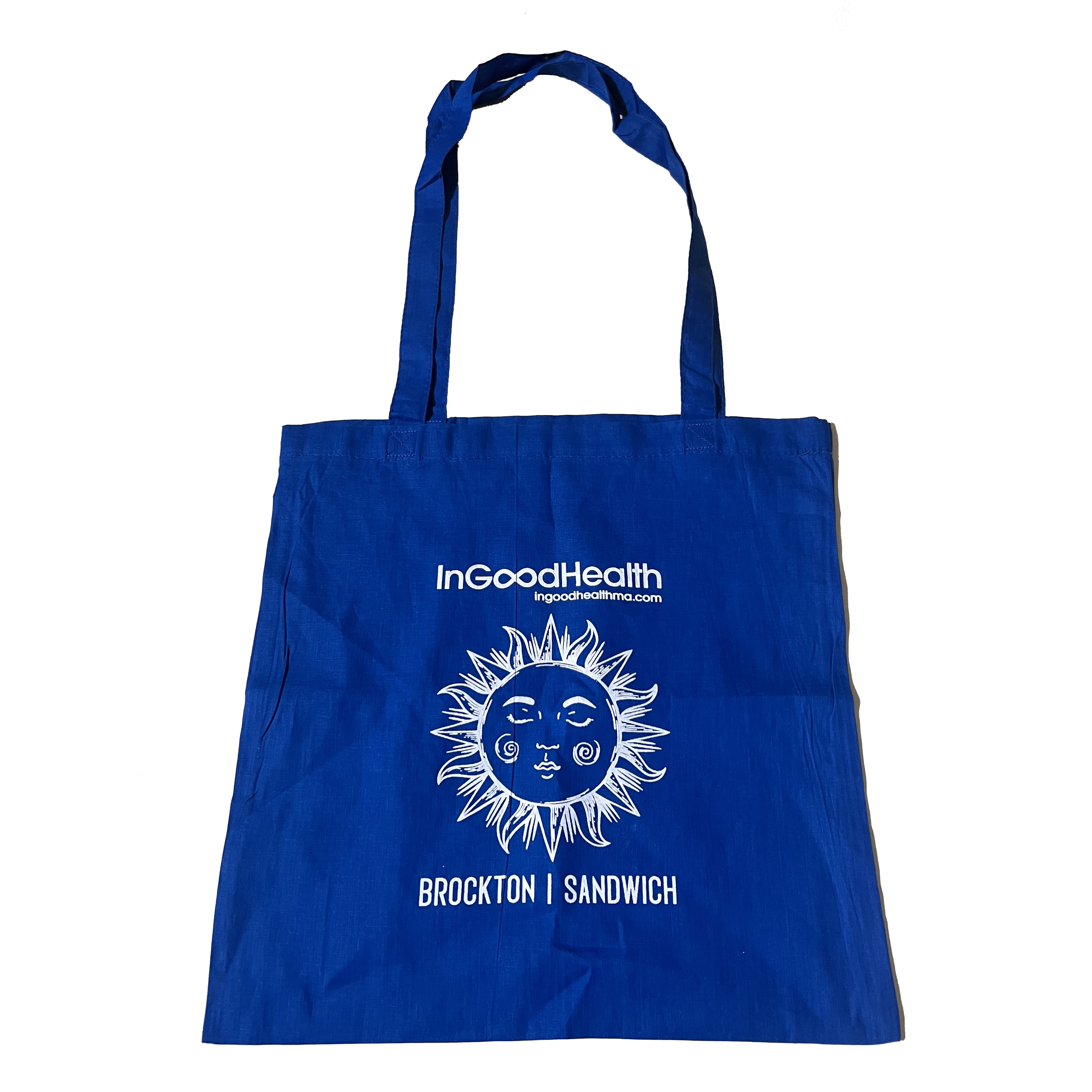 Photograph of product: In Good Health Blue Moon/Sun Tote Bag
