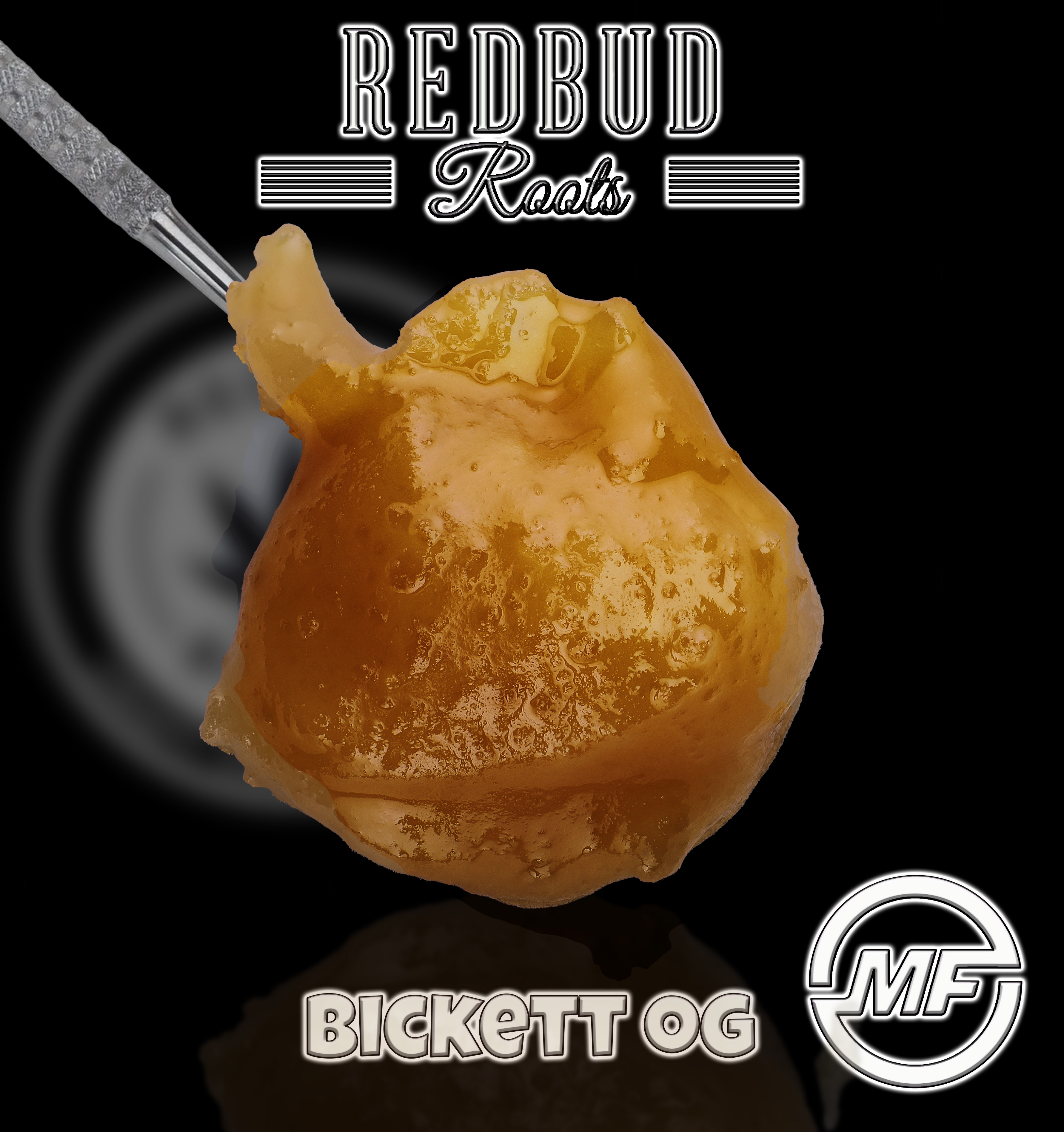 Photograph of product: Redbud Roots | Bickett OG | Live Resin Budder | 1g