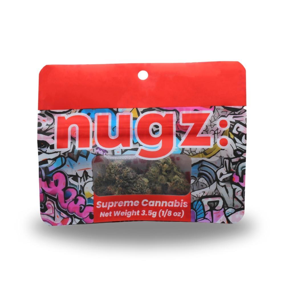 Photograph of product: 3.5g Flower Mylar (Larry Wrecker)