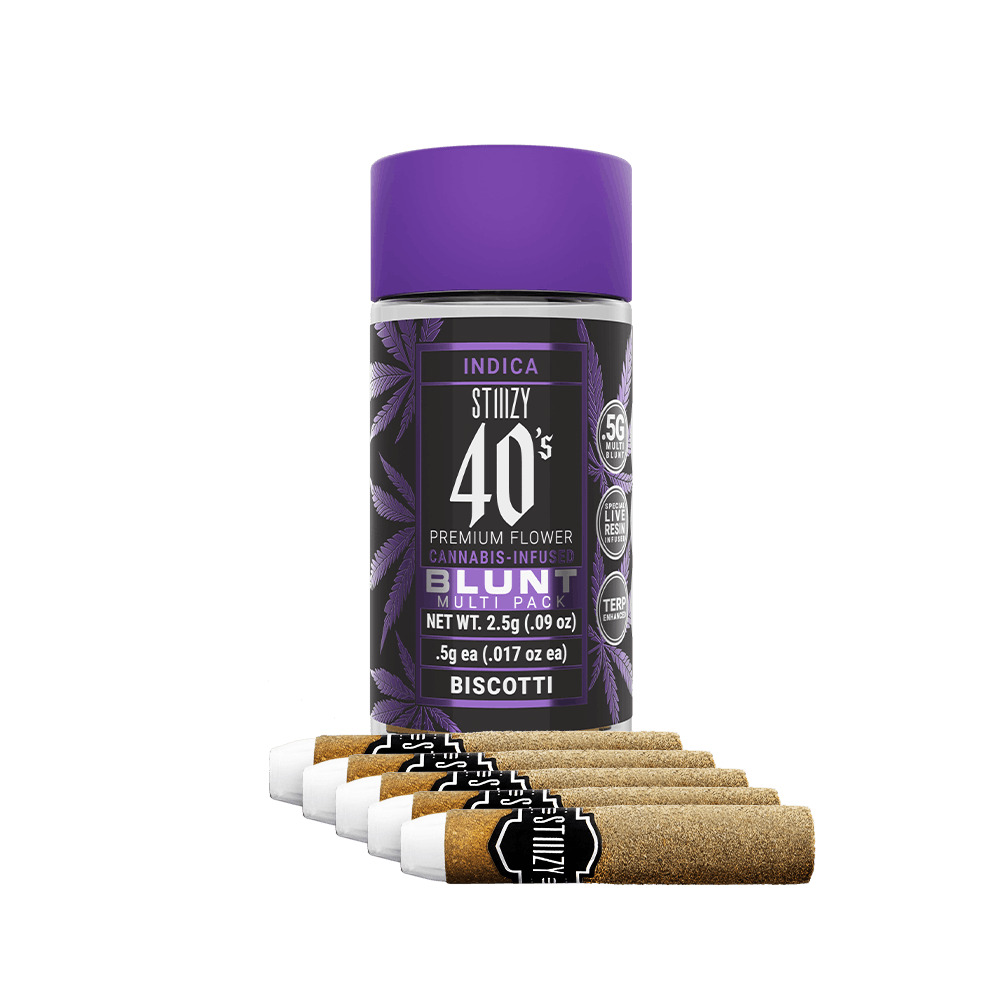 Photograph of product: Biscotti (Oui'd) 40's Mini 5pk Blunts