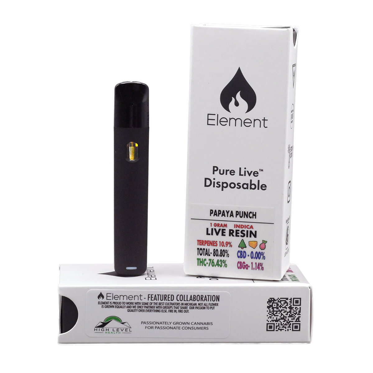 Photograph of product: Papaya Punch Pure Live Disposable