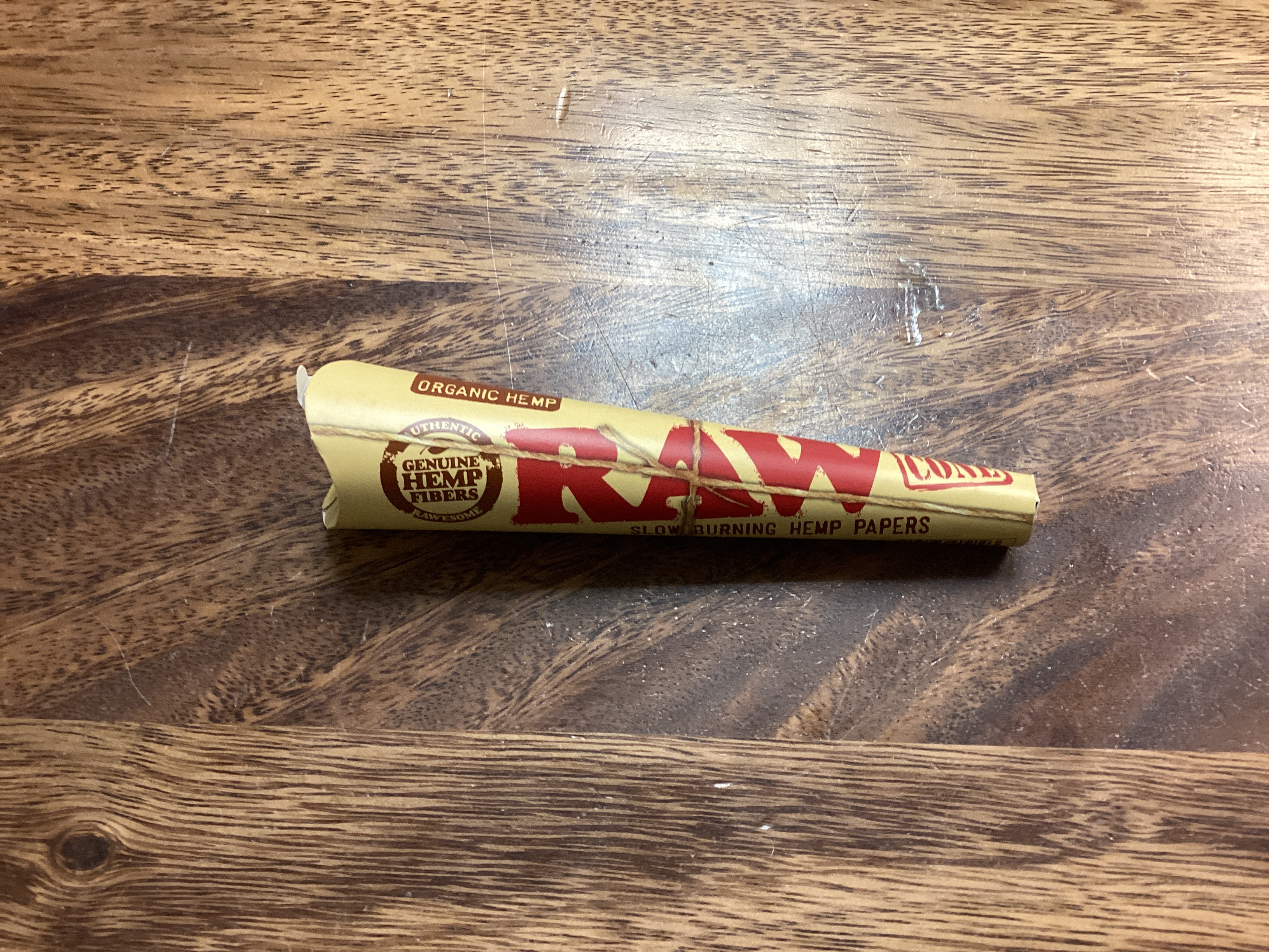 Photograph of product: Organic Hemp Cones- Raw 3pk