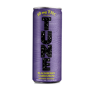 Photograph of Product: Blackberry Cardamom | 10mg Infused Seltzer | Single Can