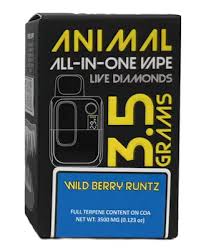 Photograph of product: Animal | Wild Berry Runtz Live Diamond AIO | 3.5g