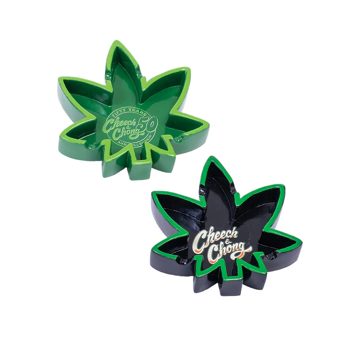 Photograph of product: Cheech & Chong - Classic Leaf Ashtray - 5.25" Asst
