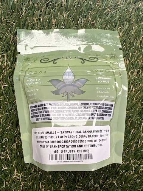 Photograph of product: SOUR DIESEL 3.5G SMALLS - 