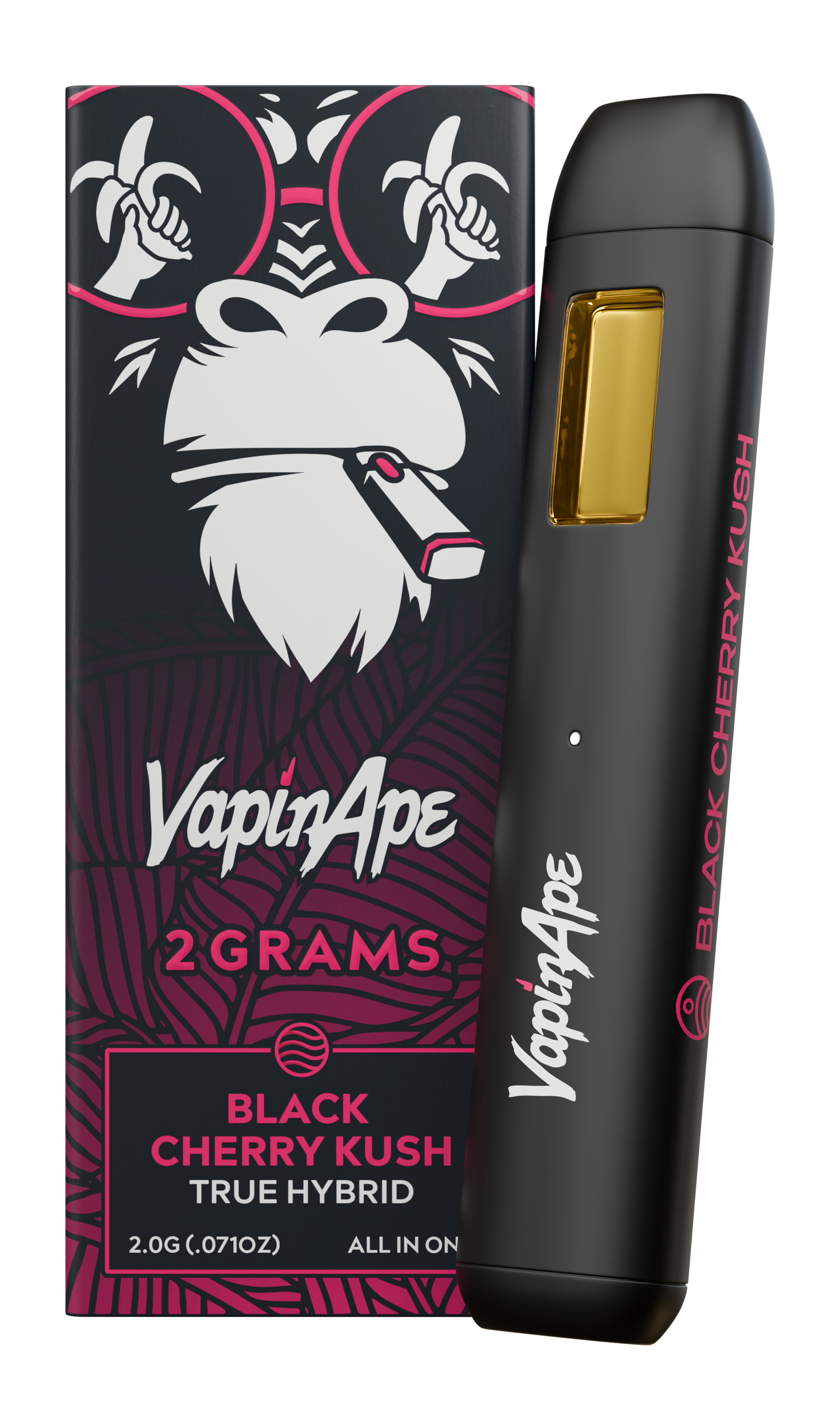 Photograph of product: Vapin Ape 2G FS Black Cherry Kush Disposable