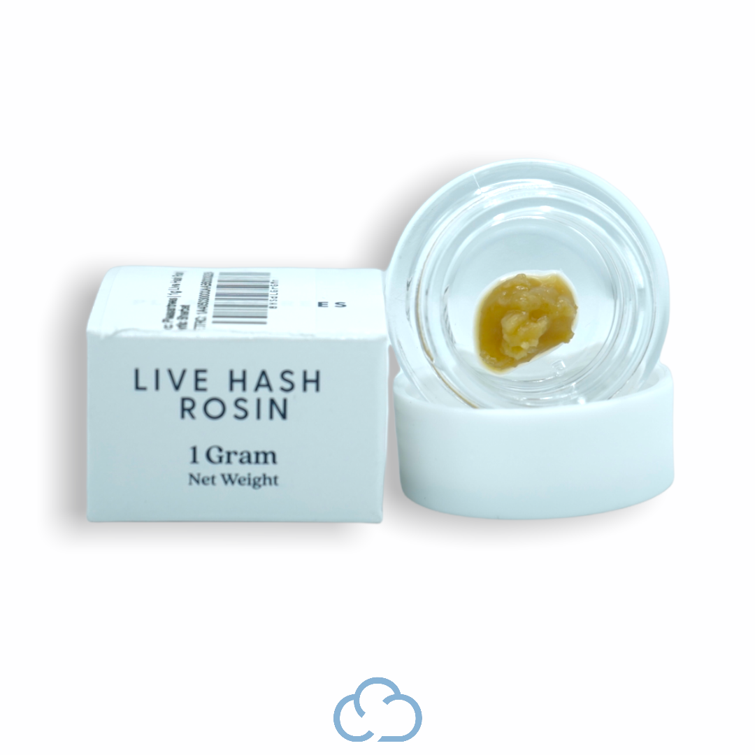 Photograph of product: Pleasantrees - Live au chocolat Rosin 1g - Unicorn Gas