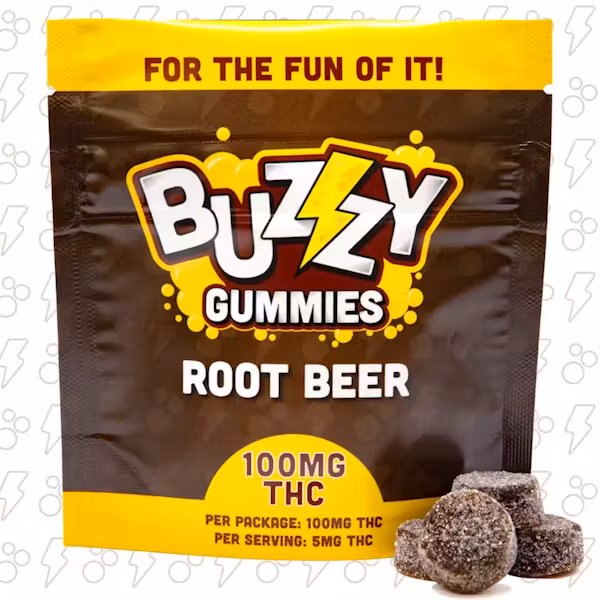 Photograph of product: Gummies | Buzzy | Root Beer [100mg] [20pk]