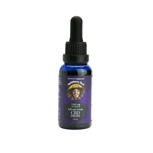 Photograph of product: Full Spectrum Huckleberry CBD Drops, 3000mg