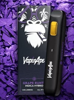 Photograph of product: Vapin Ape Grape Runtz Disposable 1.0g