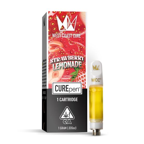 Photograph of product: Strawberry Lemonade CUREpen Cartridge - 1g - 