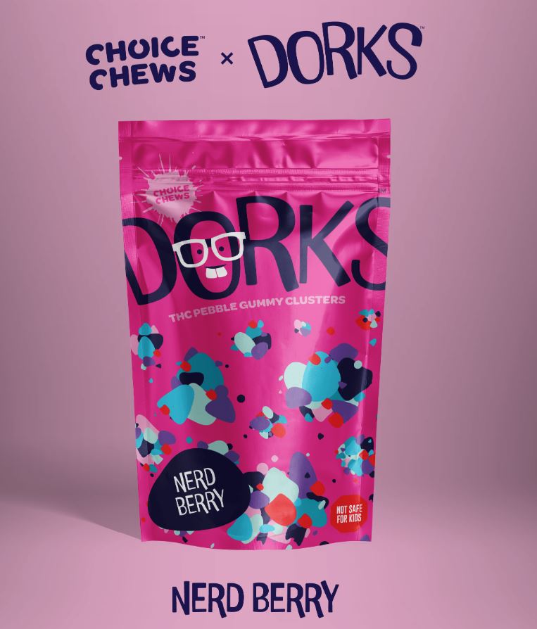 Photograph of product: Dorks Nerd Berry  I 100mg Gummies