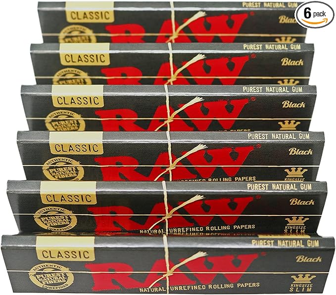 Photograph of product: ESD l RAW l Rolling Papers l Black l 1