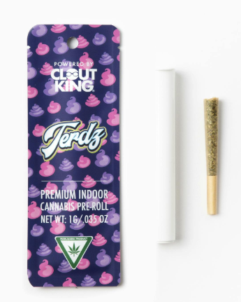 Photograph of product: Clout King | Terds | 1g Pre-Roll