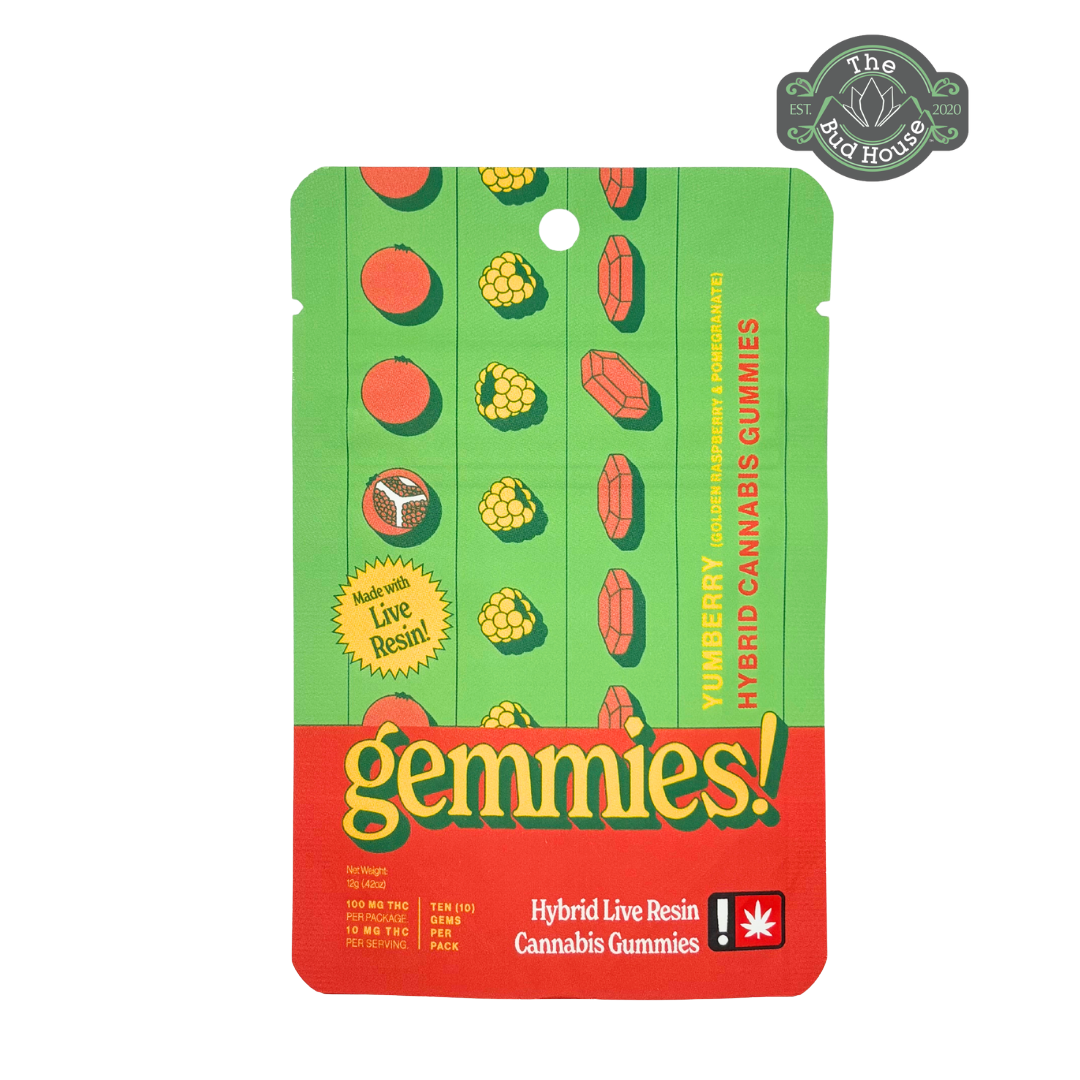 Photograph of product: Gemmies 10pk YUMBERRY 100mg gummies