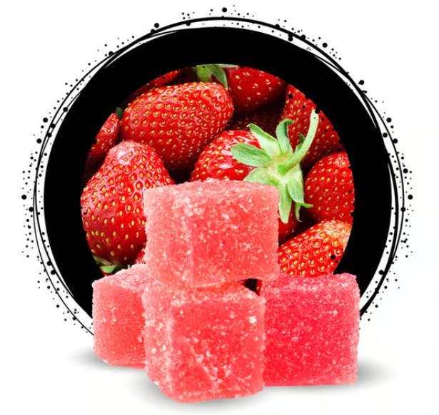 Photograph of product: Strawberry Soft Chews | 100mg