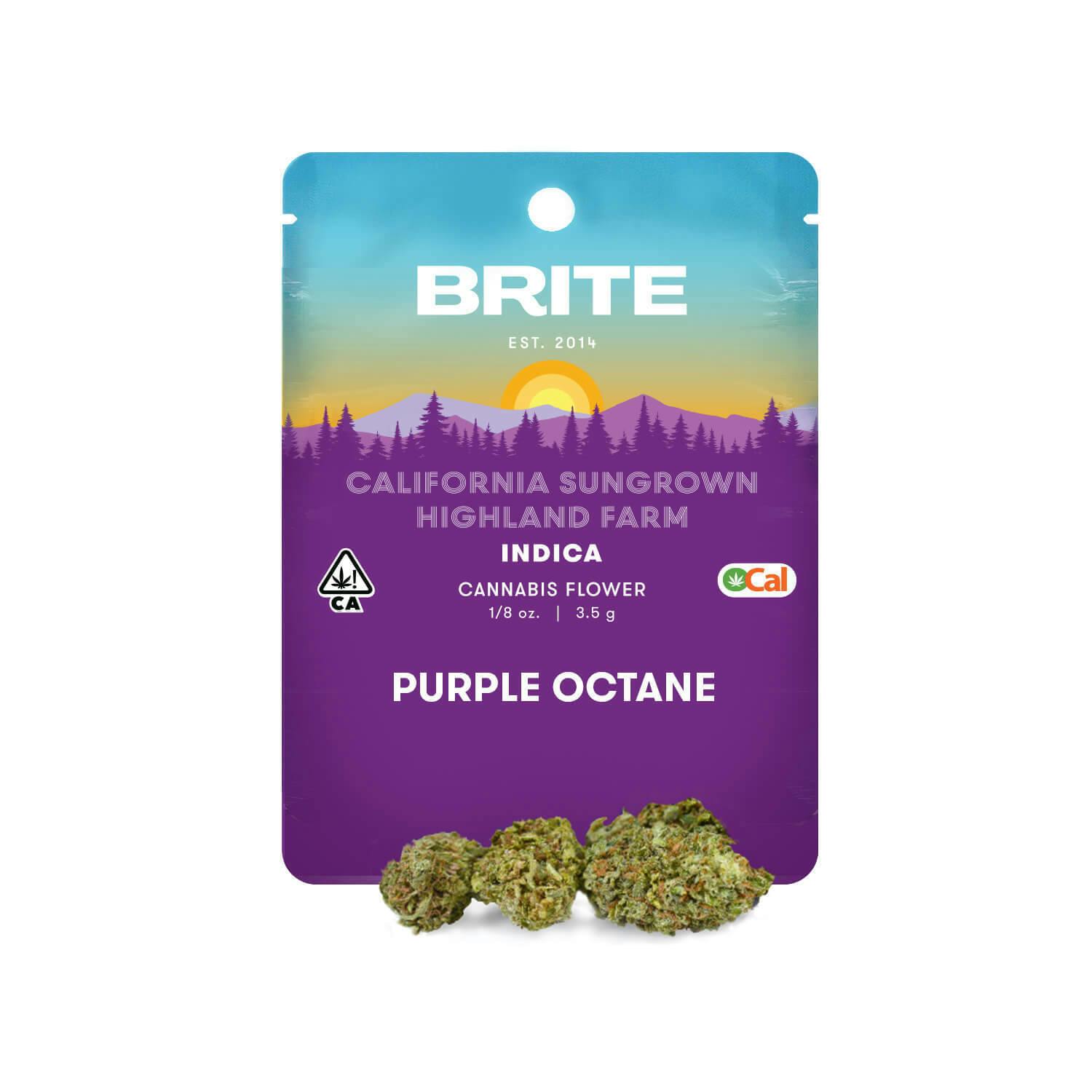 Photograph of product: Brite Labs - Purple Octane (Oui'd) Flower - 3.5g