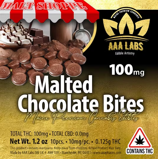 Photograph of product: Peanut Butter Bites - 100mg - AU AAA Pharms