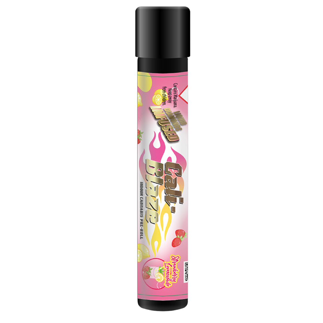 Photograph of product: Cali-Blaze - 1.2g Infused Pre-Roll - Strawberry Lemonade