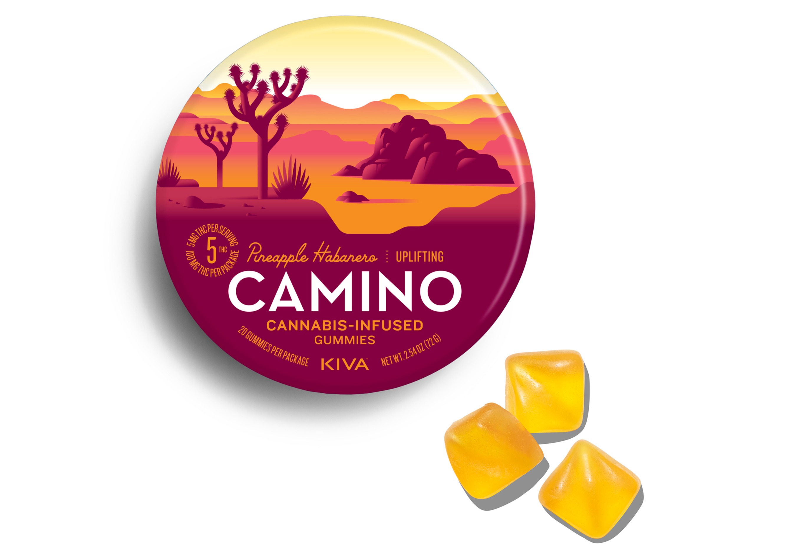 Photograph of product: Gummies | Pineapple Habanero | 20pk