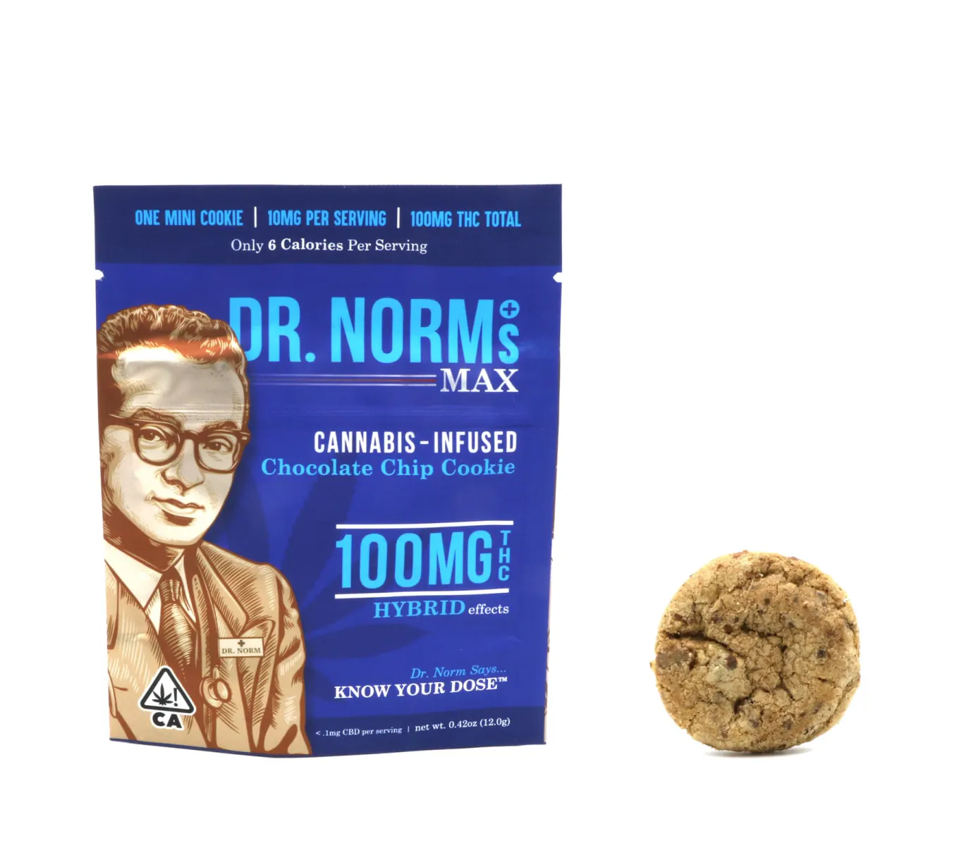 Photograph of product: Dr. Norms | Cookie 100mg (Max) | H | Chocolate Chip (Single)