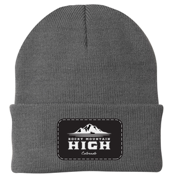 Photograph of product: Hat - Beanie - RMH - Grey Patch