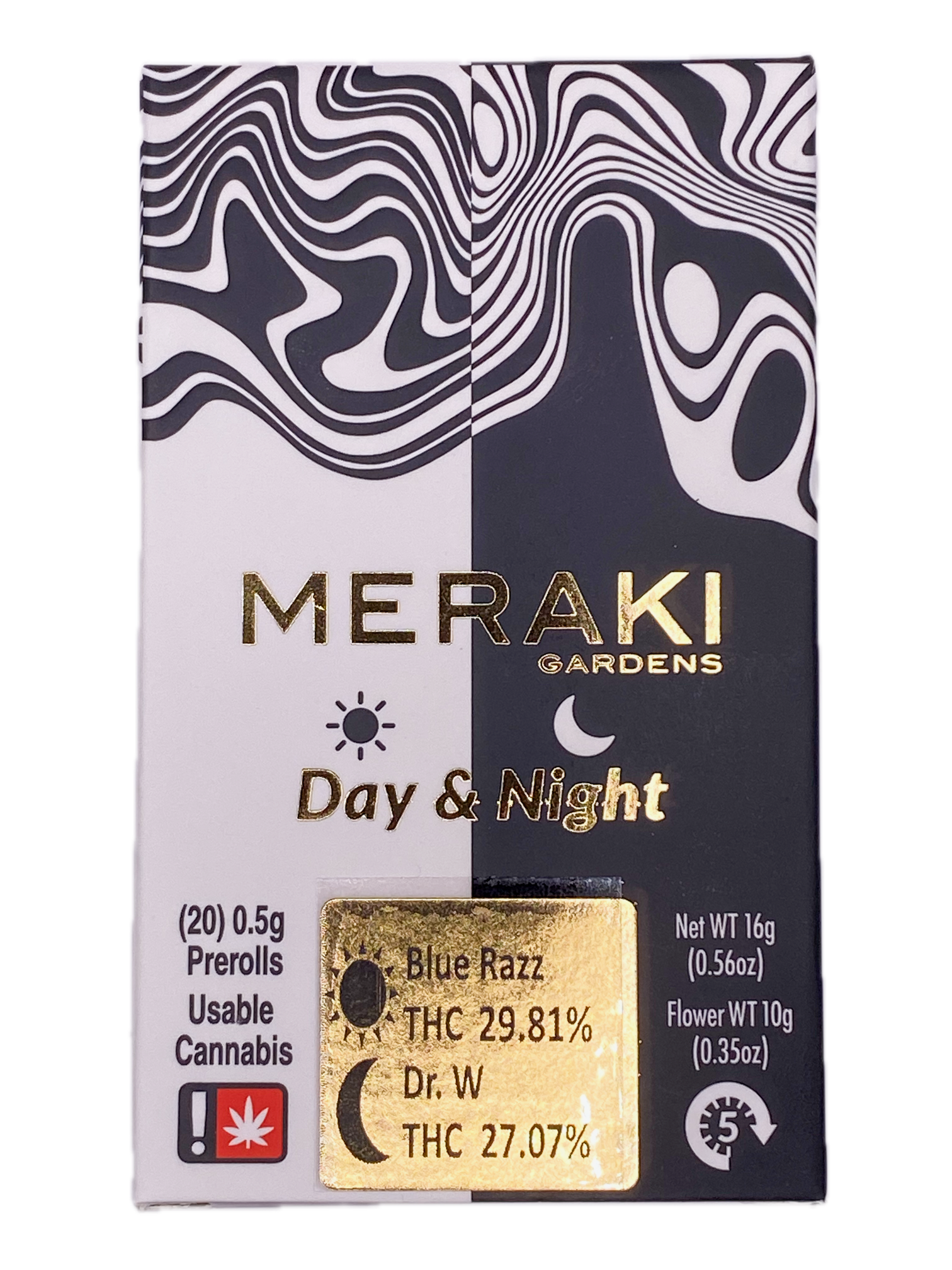 Photograph of product: MERAKI - VARIETY PACK - 0.5G - 20PK - DAY & NIGHT - BLUE RAZZ & DR. W