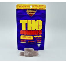 Photograph of product: Midwest Extracts Tutti Fruity Gummy 200mg