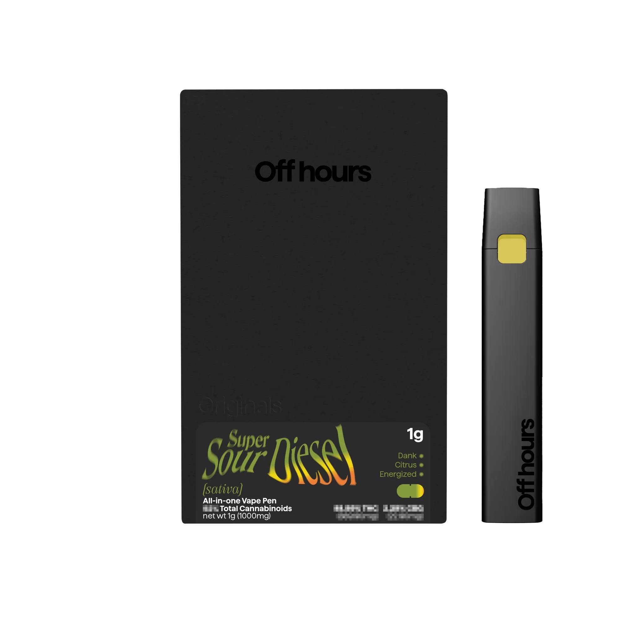 Photograph of product: Super Sour Diesel | AIO Vape 1g