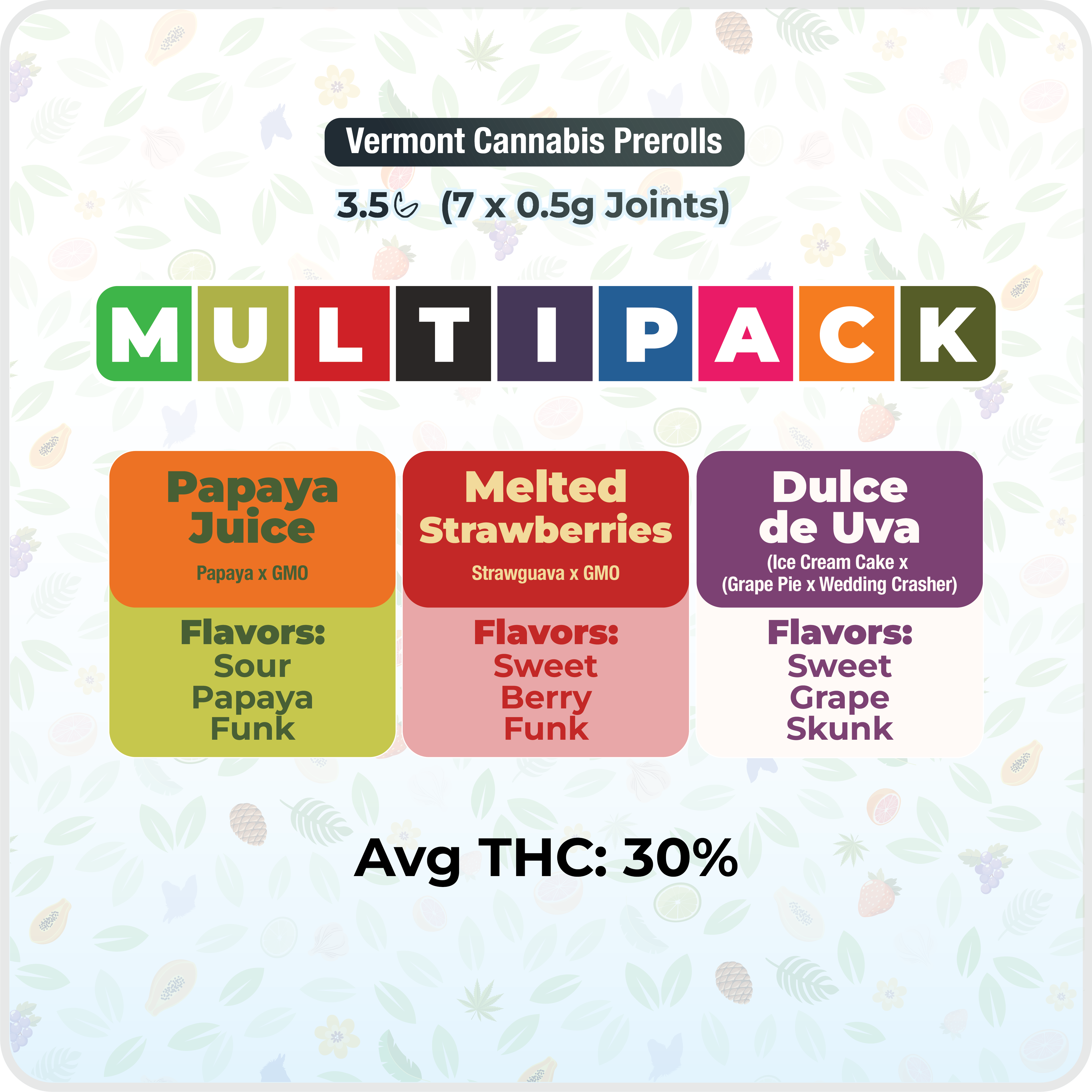 Photograph of product: Pre-Roll - Multi-Pack - (7pk.)