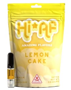 Photograph of product: Hi*AF | Lemon Cake | 0.5g Cartridge