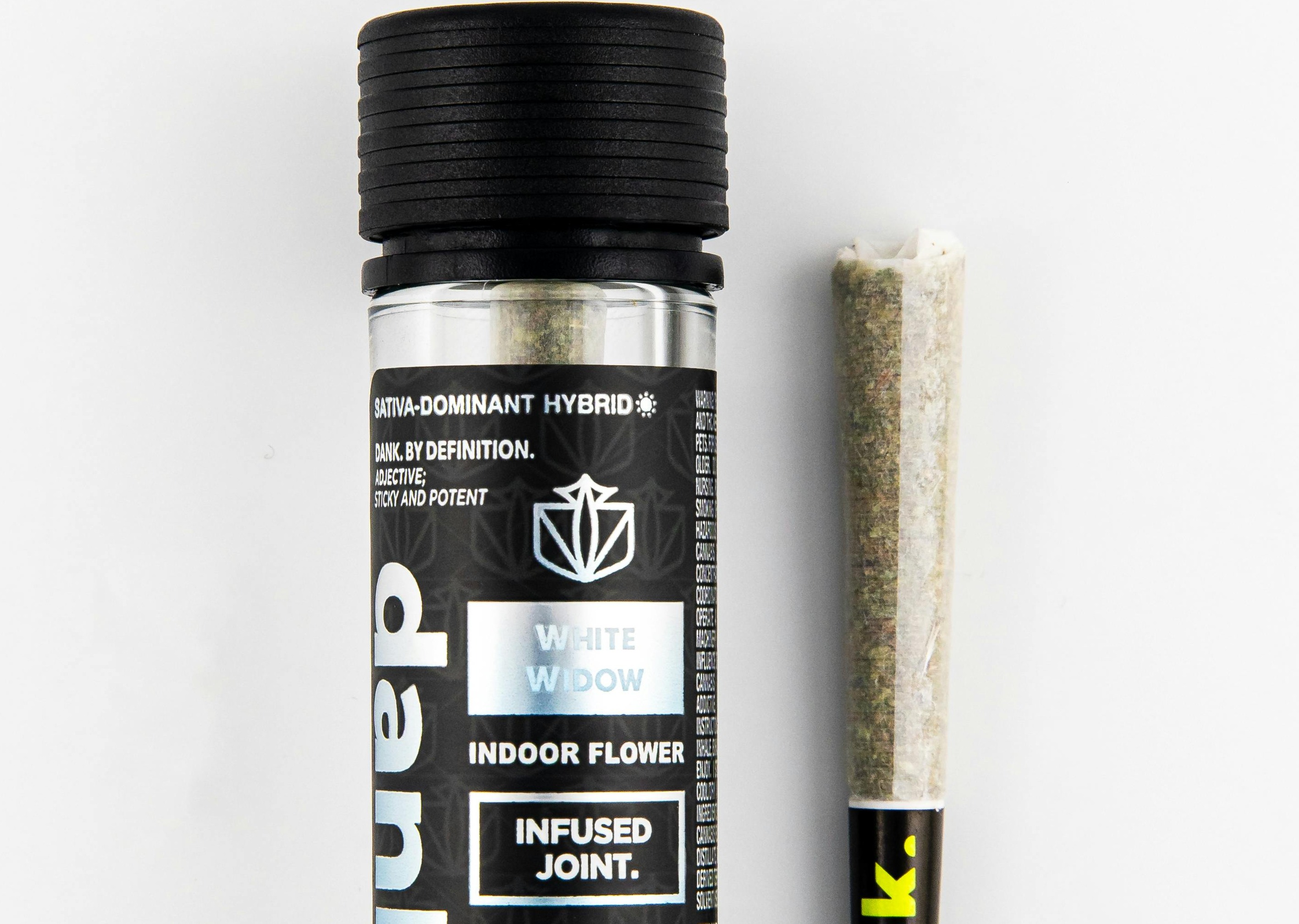 Photograph of product: Dank | Infused | Pre-Roll | White Widow | 0.6g