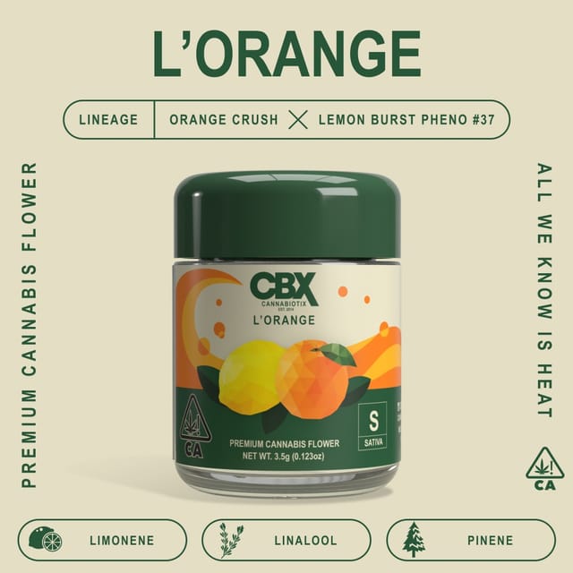 Photograph of product: L’Orange 3.5g flw - 