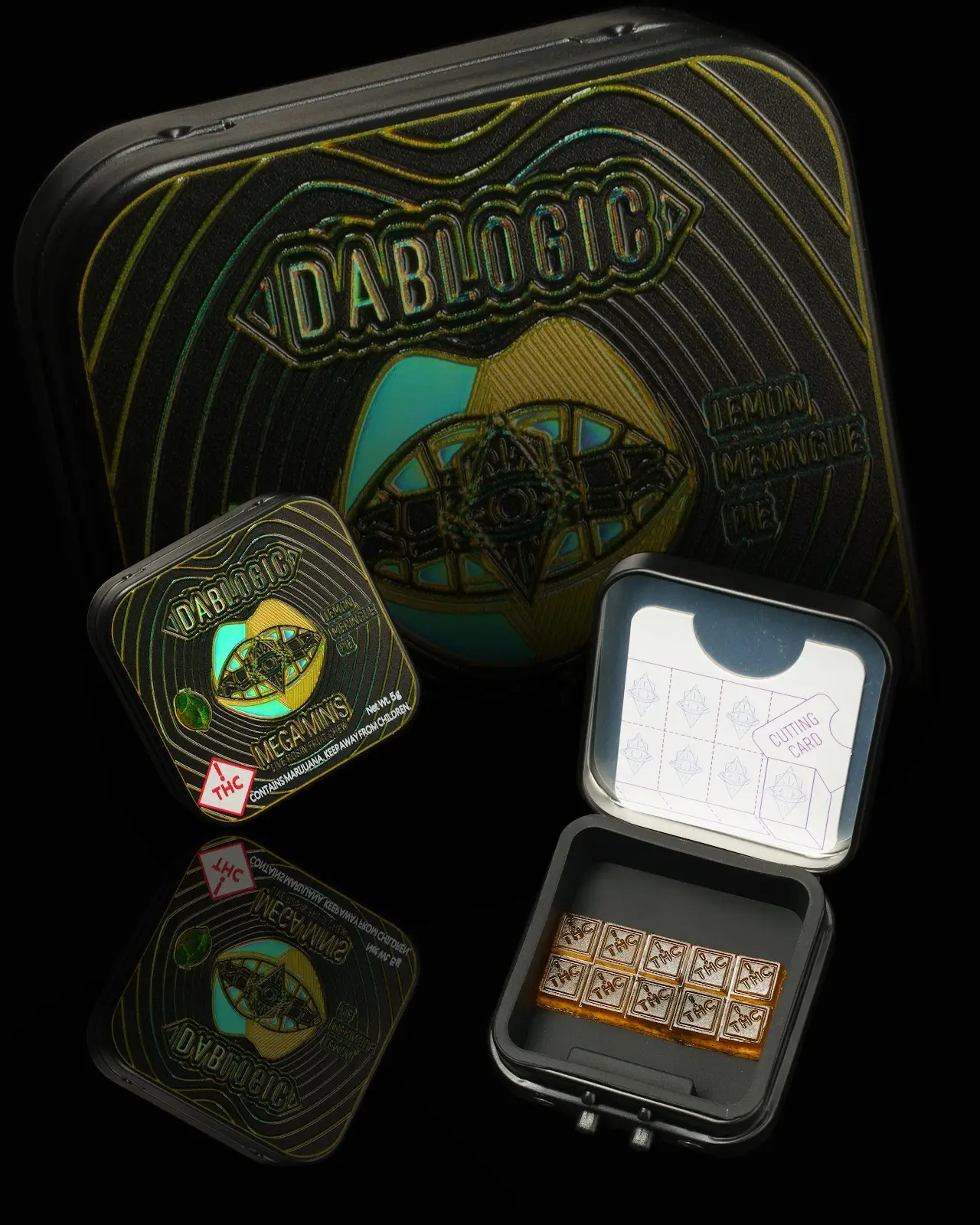 Photograph of product: Dablogic - 100mg Mega Minis - - Lemon Meringue Pie (H)