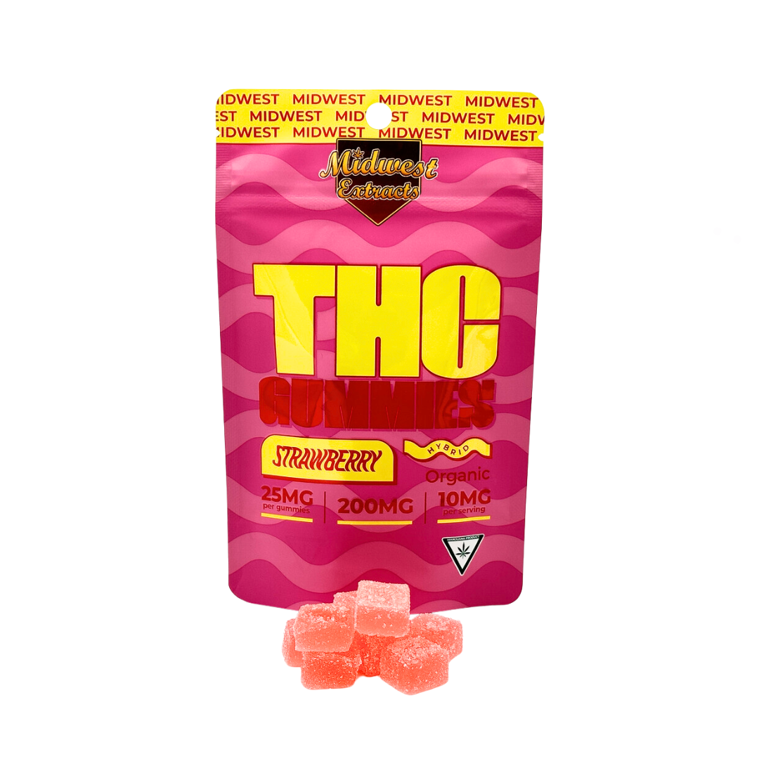 Photograph of product: Midwest Extracts | Hybrid Gummies | Sky is the Limit | 200mg