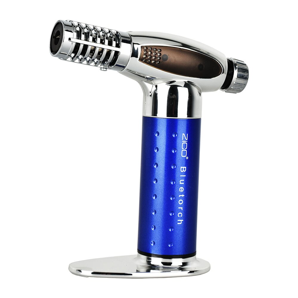 Photograph of product: Zico -  MT48 Single Flame Table Torch Lighter | 6" Blue