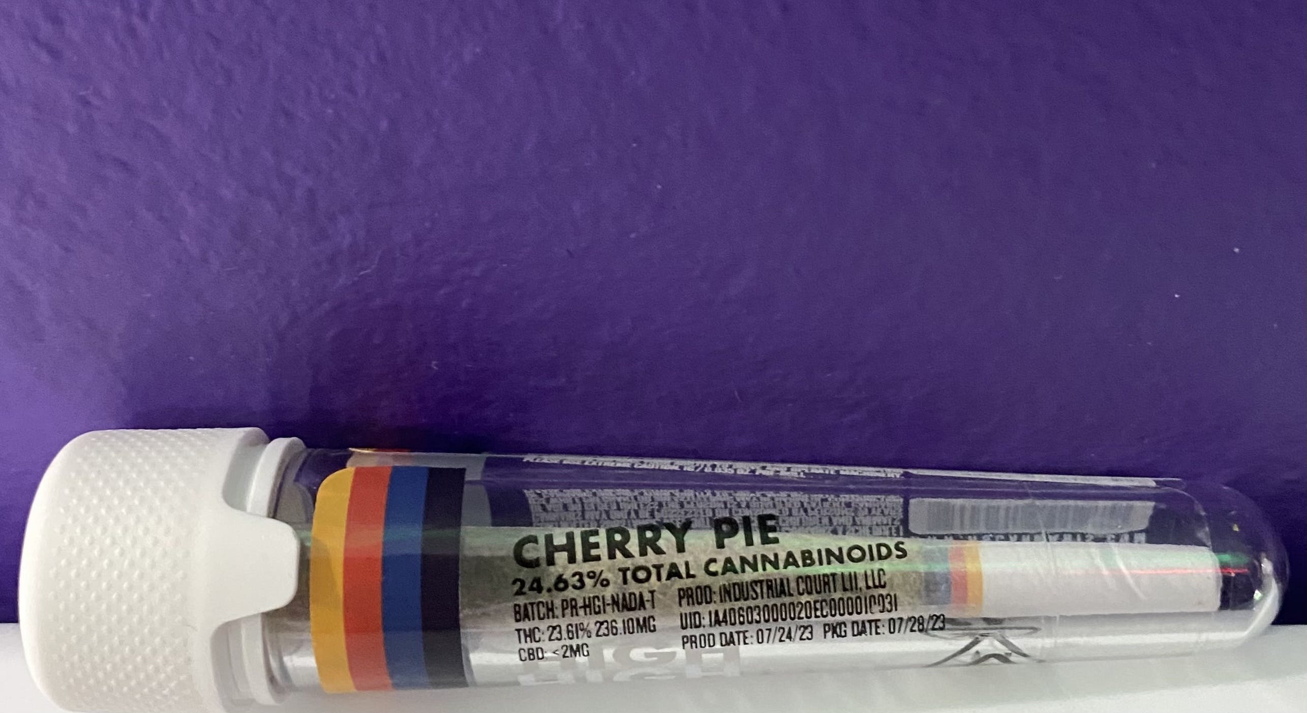 Photograph of product: High Garden - Cherry Pie 1g Pre Roll