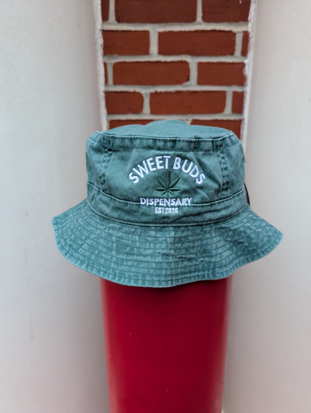 Photograph of product: Sweet Buds Bucket Hat - Khaki Green