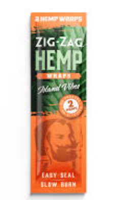 Photograph of product: Zig Zag Hemp Wraps - Island Vibes