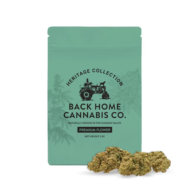 Photograph of product: BACK HOME OUID! CO. | HERITAGE COLLECTION | JACK HERER | FLOWER | 3.5G