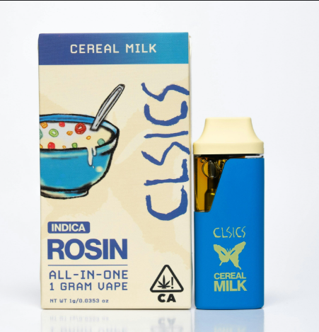 Photograph of product: CEREAL MILK 1G LIVE ROSIN ALL-IN-ONE
