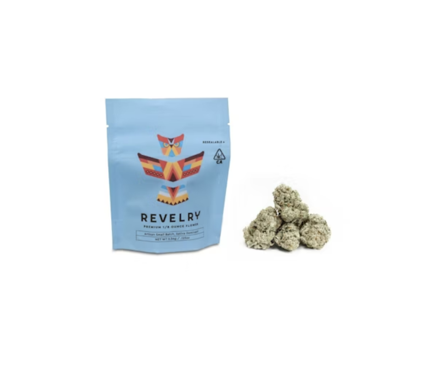 Photograph of product: Revelry  Sour Tangie 7g Popcorn