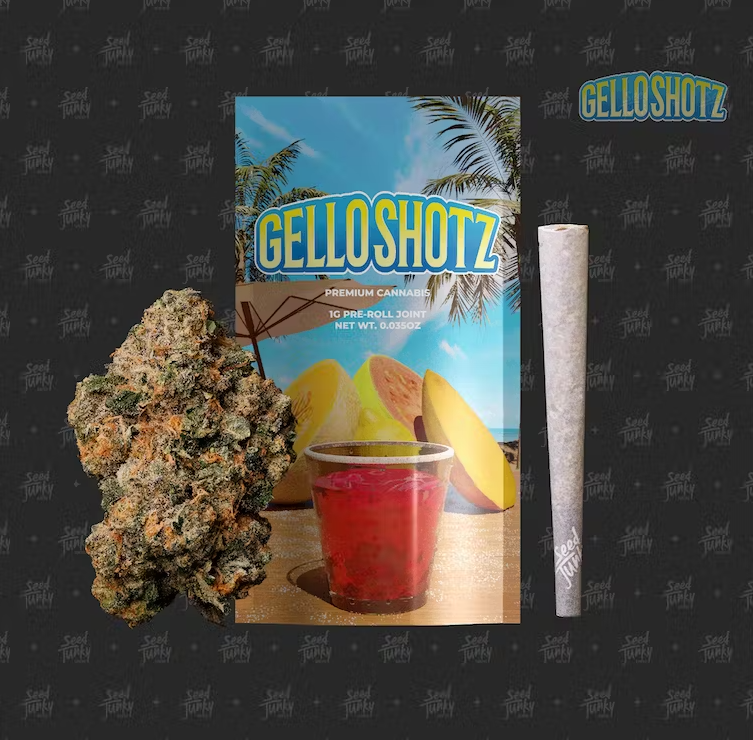Photograph of product: Seed Junky Genetics - Gello Shotz - 1g Pre Roll