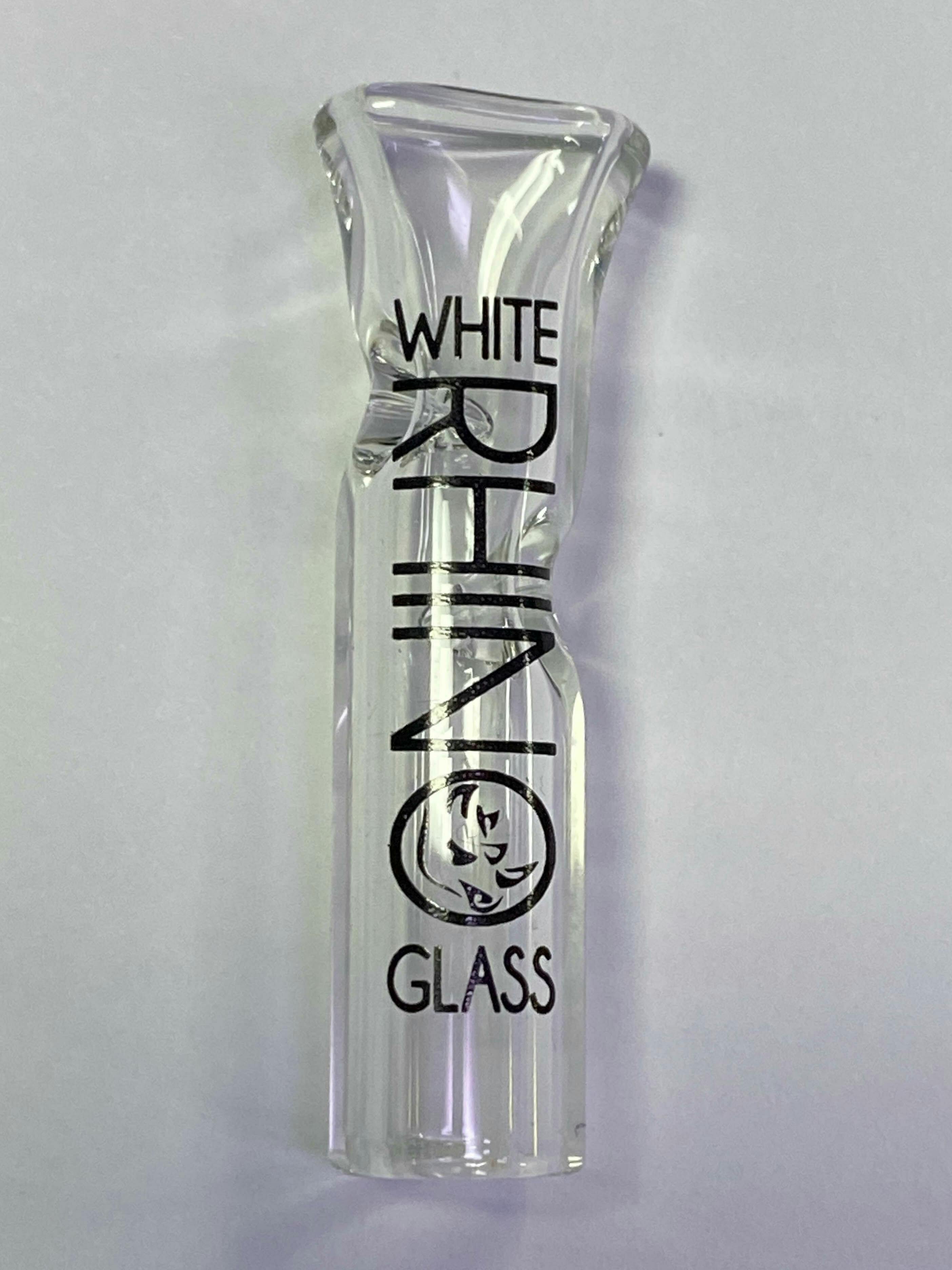 Photograph of product: Glass Tips White Rhino Flat Tip