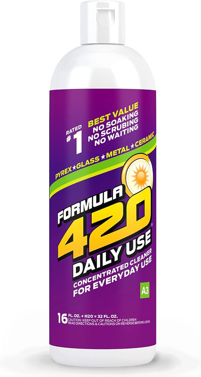 Photograph of product: Formula 420 | Daily Use Bong Cleaner | 16oz