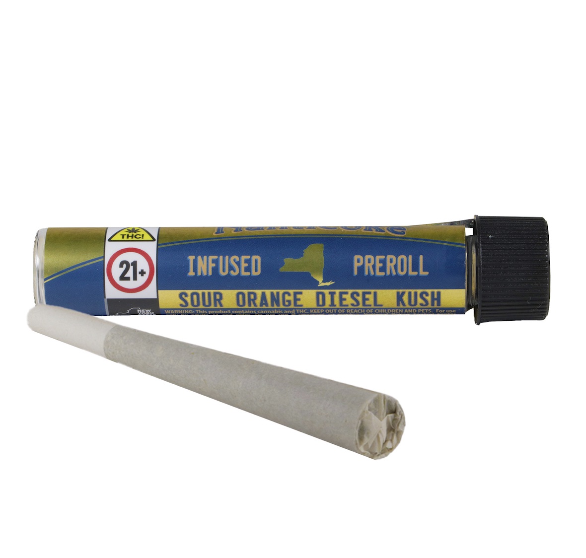 Photograph of product: Nanticoke - Sour Orange Diesel Kush Infused Preroll