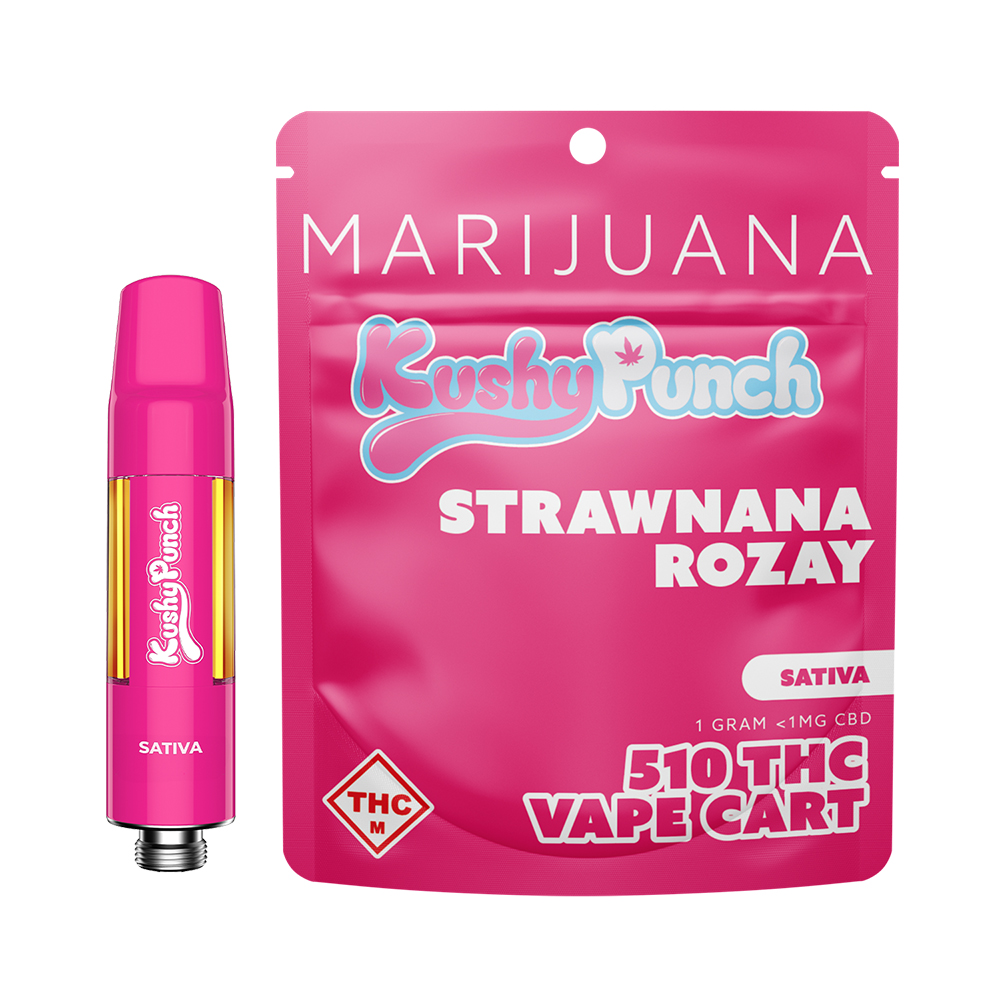 Photograph of product: Strawnana Rozay | 1g | Vape | Kushy Punch